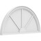 Ekena Millwork Half Round 3 Spoke Architectural Grade PVC Pediment, 36"W x 18"H x 2"P PEDPS036X180HRO03 - alternate 1